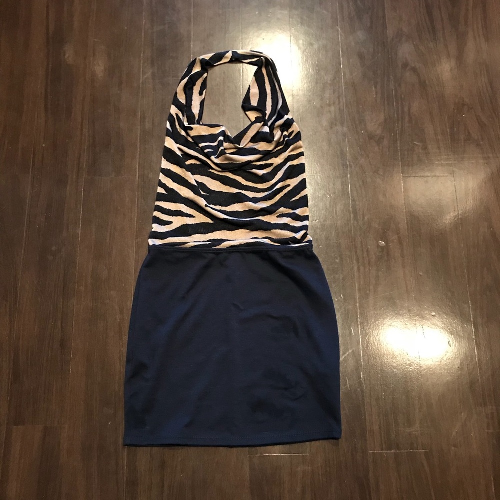 Fitted Halter Dress